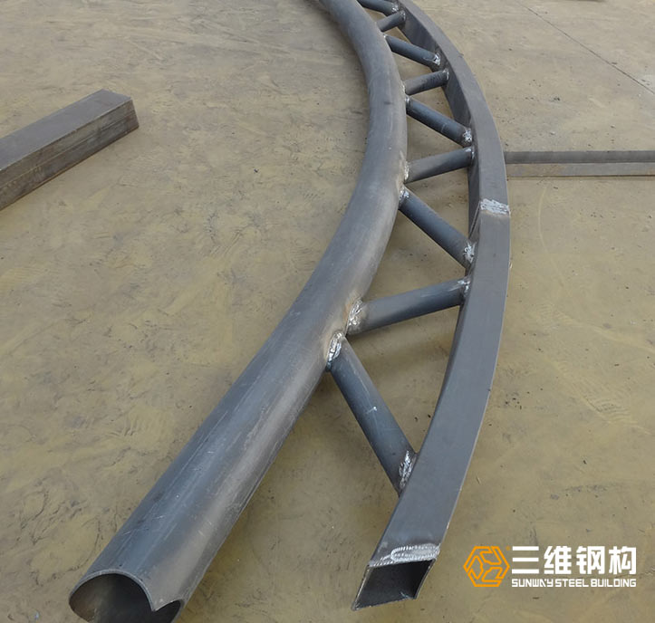 海外鋼結構管道桁架加工4