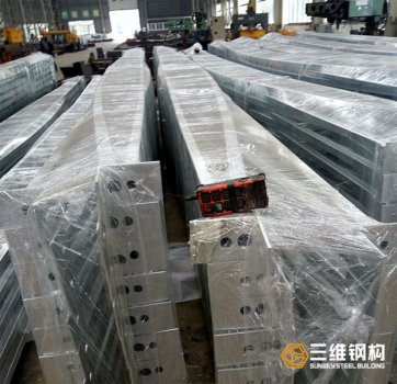 鋼結(jié)構(gòu)管道桁架加工出口案例